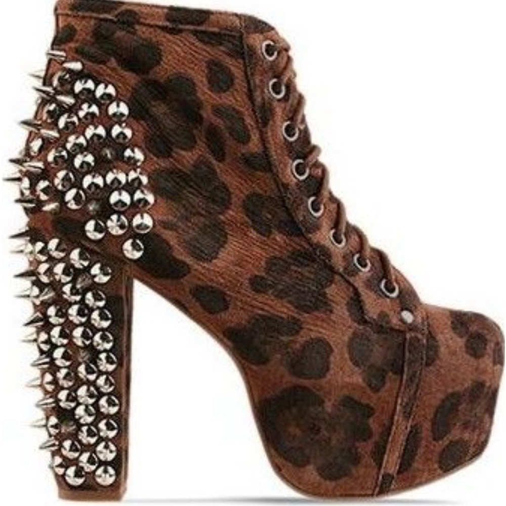 JEFFREY CAMPBELL LEOPARD LITA SPIKE